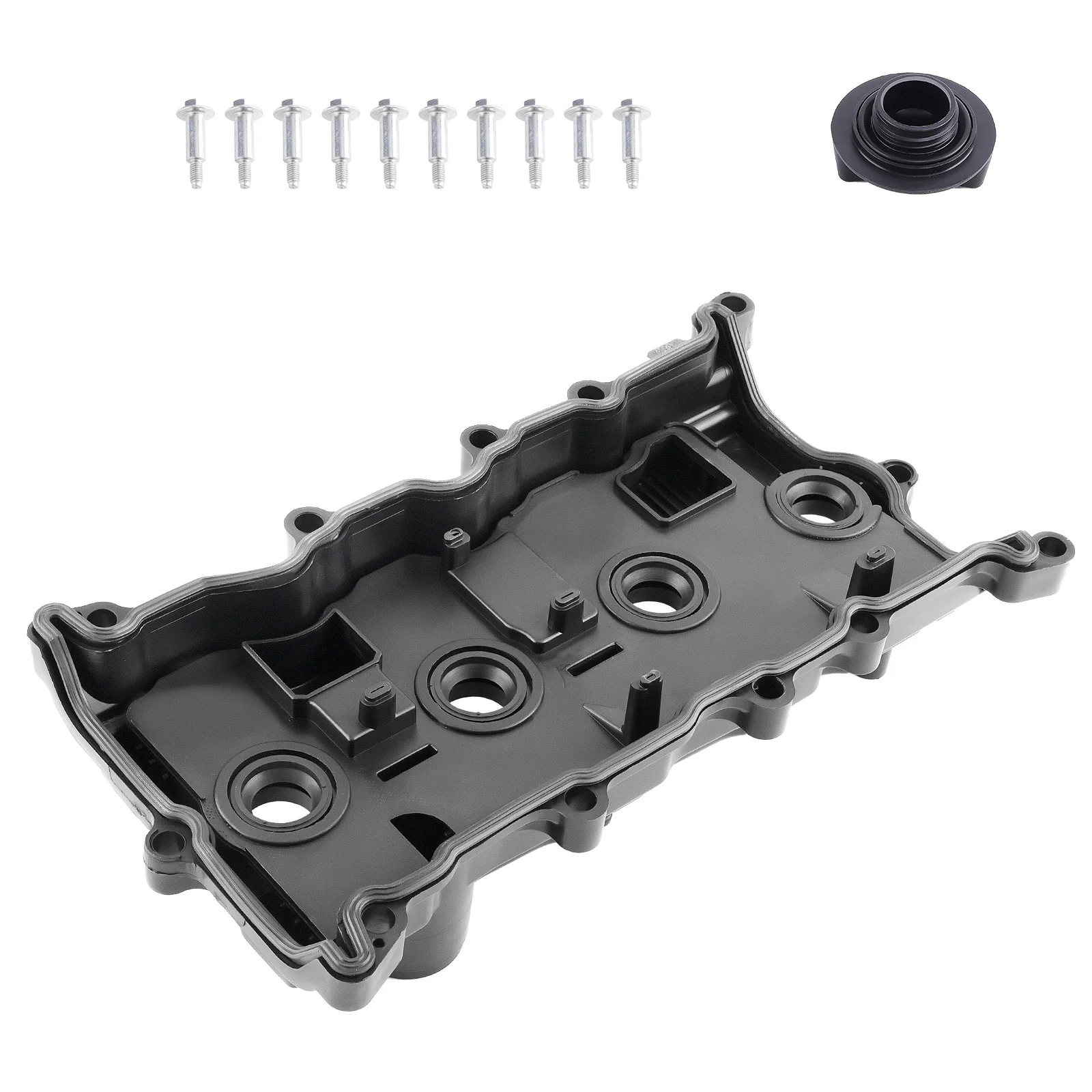

Engine Valve Cover w/ Gaskets & Oil Cap for Nissan Rogue 2.5L 08-12 13264-JG30A