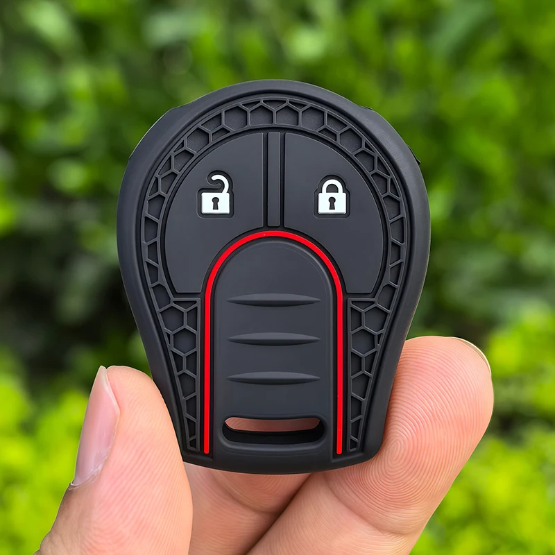 Funda Protectora de Silicona para Llaves de Coche Nissan Juke, Micra, Qashqai, Note, Cube, 2 Botones