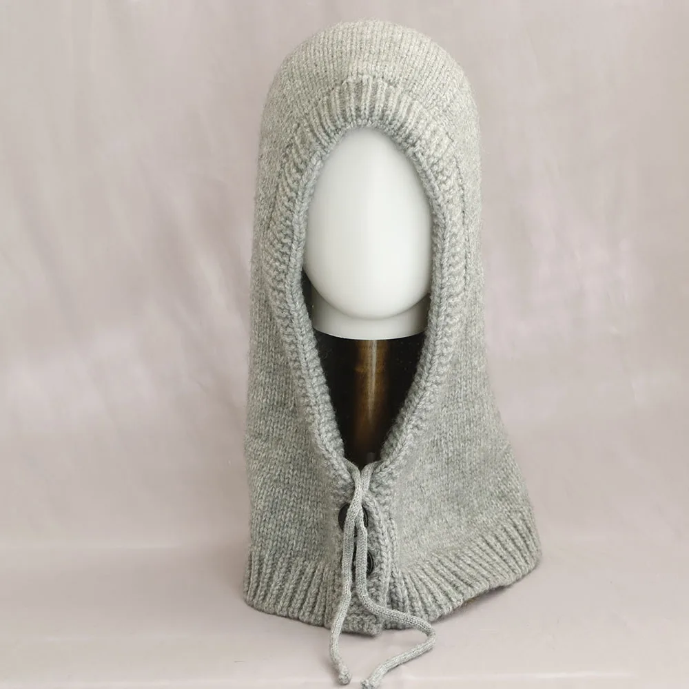 หมวกไหมพรมผู้หญิงแฟชั่นฤดูหนาวปี 2025 สไตล์สตรีทแวร์ ผสมขนสัตว์ อุ่นสบาย ตกแต่งสวยงาม สำหรับผู้หญิง สไตล์ลำลอง