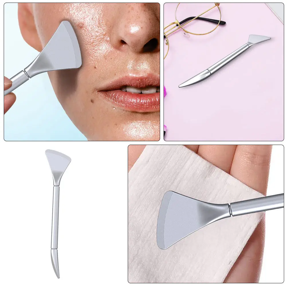 Blackhead Cleaning Tool Stainless Steel Skin Scrubber Pimple Extractor Spatula Remover Facial Skin Care Extraction Tool view 4