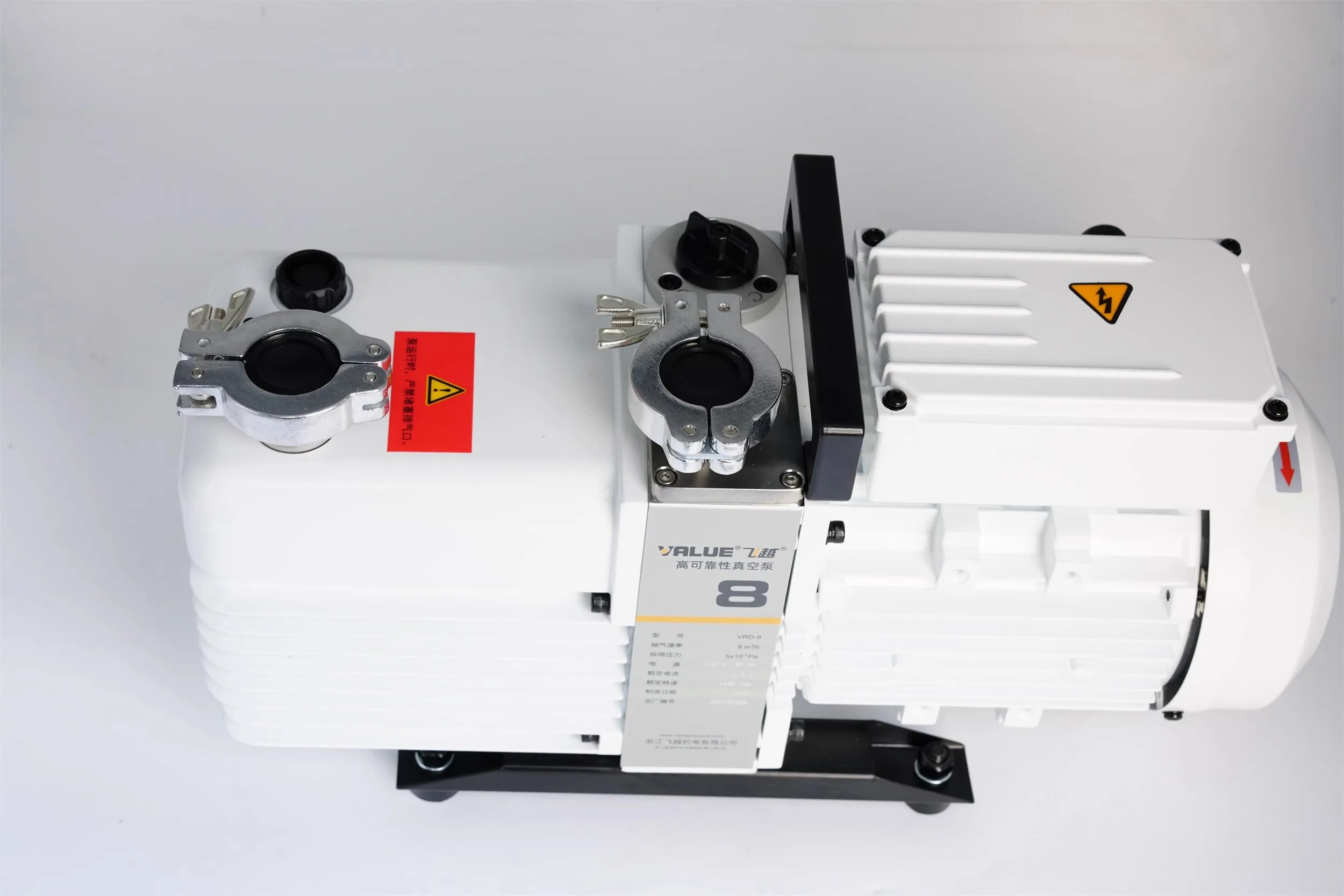 Two-stage Vacuum Pump 220V Integral Oil Pump Electric Double-stage Rotary Vane Vacuum Oil Pump VRD-16