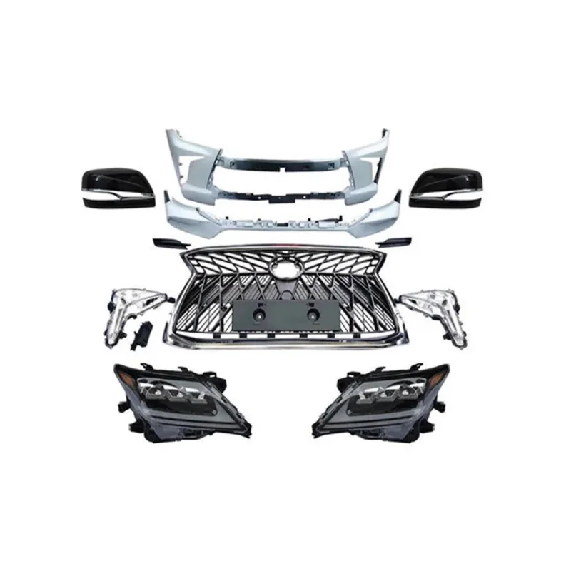 

Factory Sales Front Bumper Grille Headlights Body Kit for LX 2008-2015 LX570 Upgrade 2016 Style BodyKit