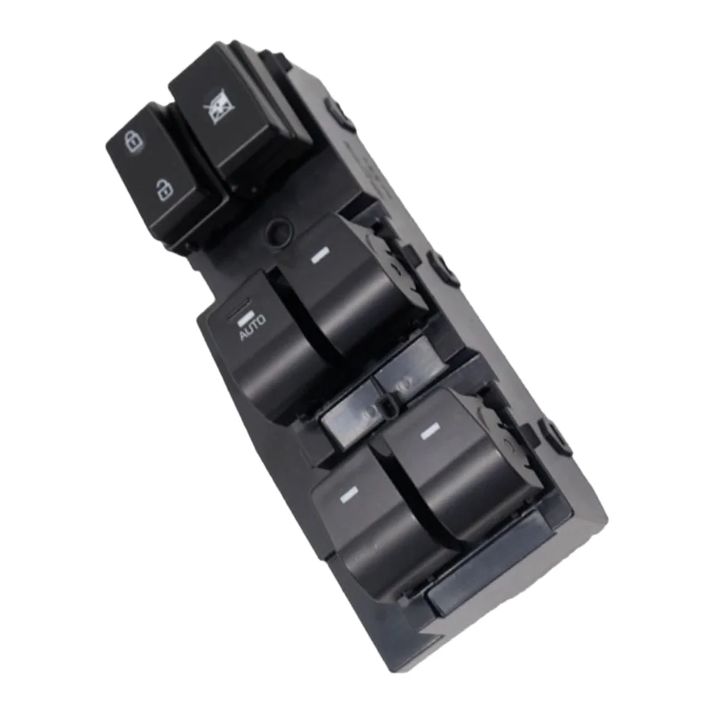 4X Driver Side Master Window Switch For Hyundai Elantra 2017-2020 Black ABS Replacement Part 93570-F2000 Auto One Touch Control