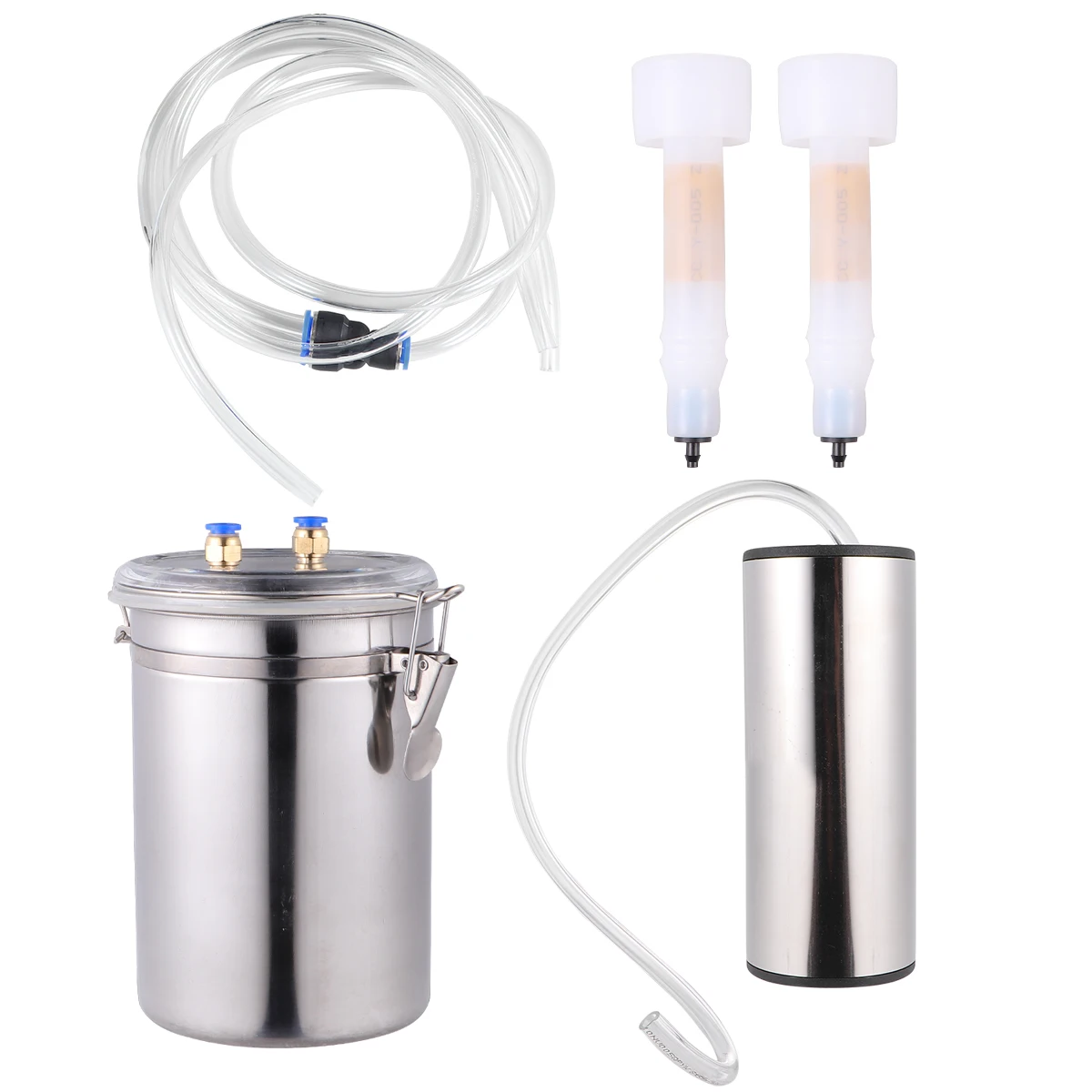 

2L Electric Milking Machine Suction Vacuum Pump Household Goat Sheep Milk Supplies Stainless Steel Bucket Eco Friendly Efficient