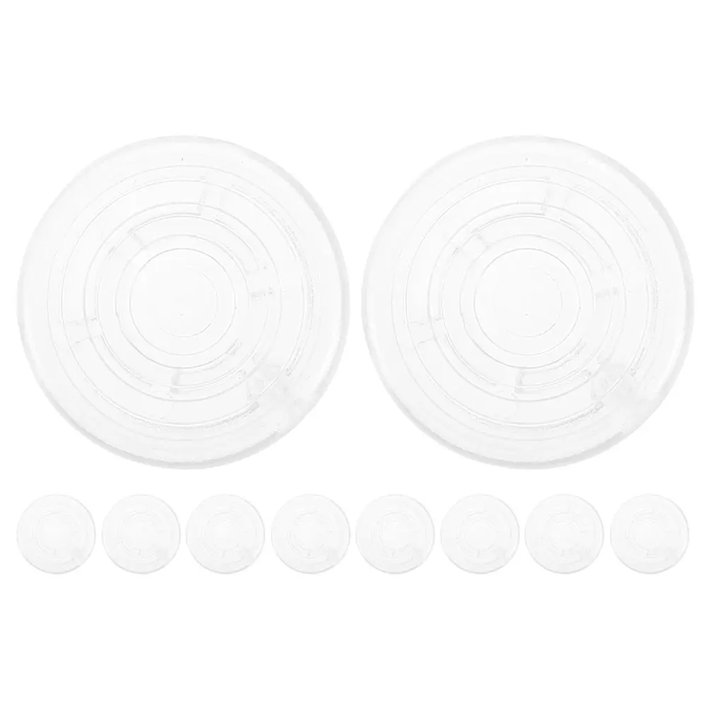 

10 Pcs Effect Pedal Cap Guitar Footswitch Toppers Button Caps Pad Cover Abs Accessories Man