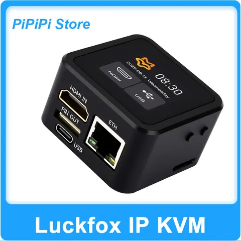 Luckfox Lightweight IP KVM Remote Management Tool No Software Not Limited by the System Remote Control Power Desktop USB PiKVM
