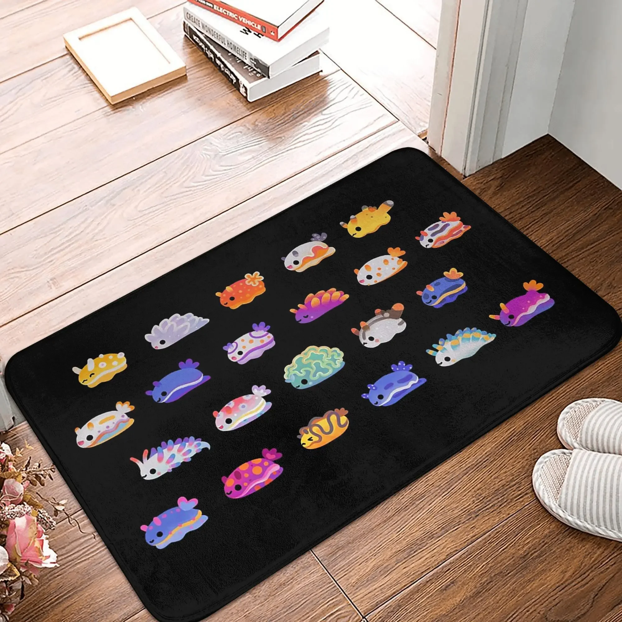 Sea Slug Day Non-slip Doormat Floor Mat Water oil proof Carpet Rug for Kitchen Entrance Home Bedroom Footpad Mats