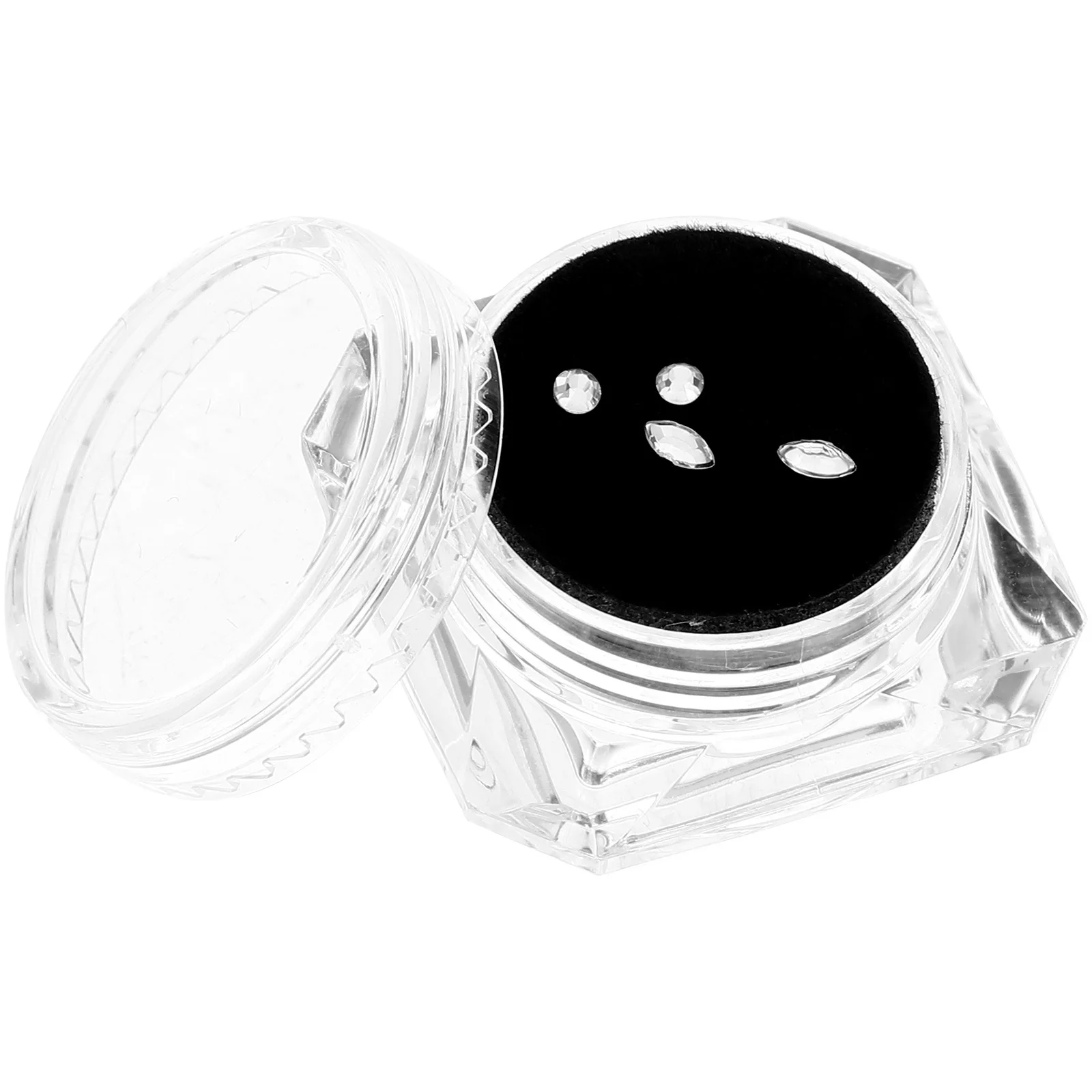 1 مجموعة كريستال الأسنان مجوهرات ديكور كيت أنيق الأسنان الأحجار الكريمة للنساء المألوف الأسنان الماس DIY سحر الديكور