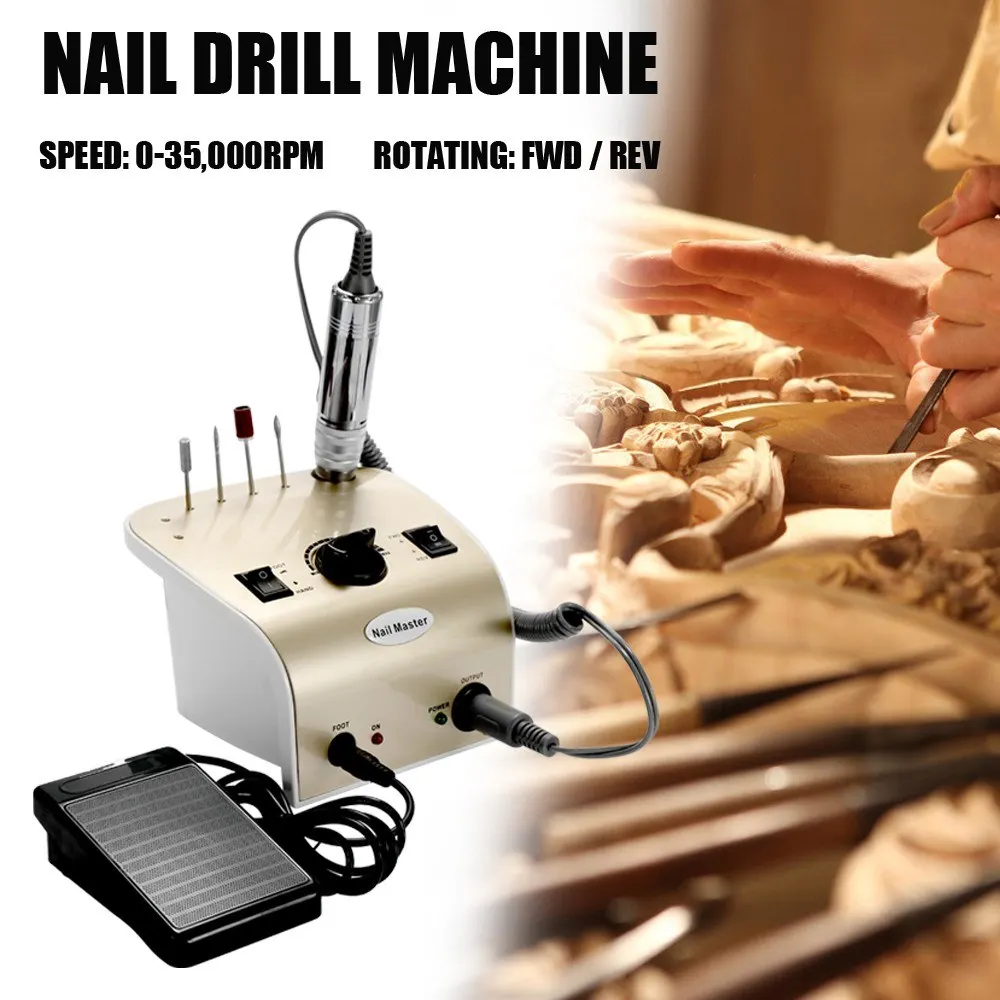 

35000r Electric Nail Polish Removing Tools Drill Machine Nail-art Equipment Manicure Product Professional Nails Polisher Kits Na