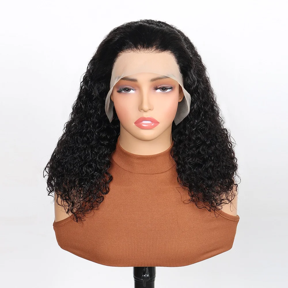 

Волна воды, кружевные передние парики, человеческие волосы 13x4, прозрачные кружевные фронтальные парики для женщин, предварительно выщипанные отбеленные узлы с волосами ребенка