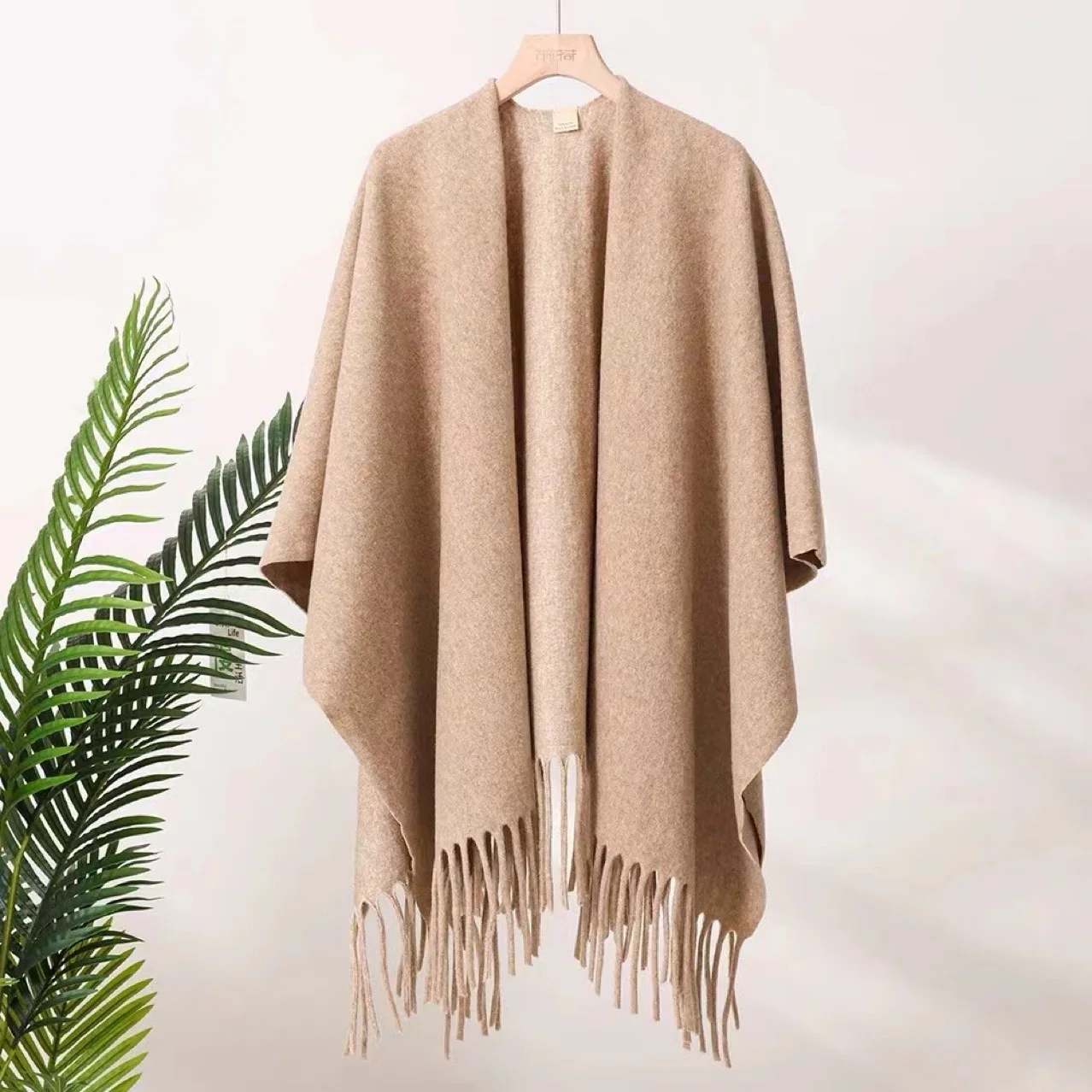 All-match Women Sweaters Cardigan Wraps Ladies Cashmere Pashmina Shawl Thick Scarf Stoles Warm Women Ponchos Capes Warm Blanket