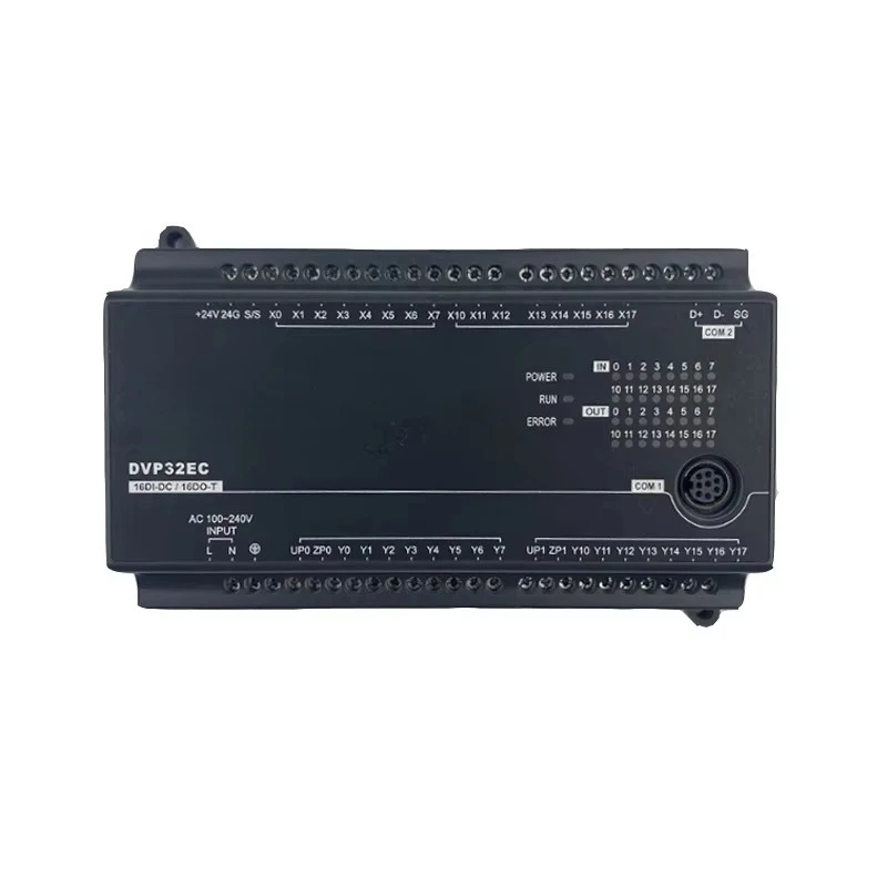 2026  ES2 Series PLC Expansion Module DVP80ES200RPLC Programming Controller 32 I/O RS485 Communication DVP16ES200R/T