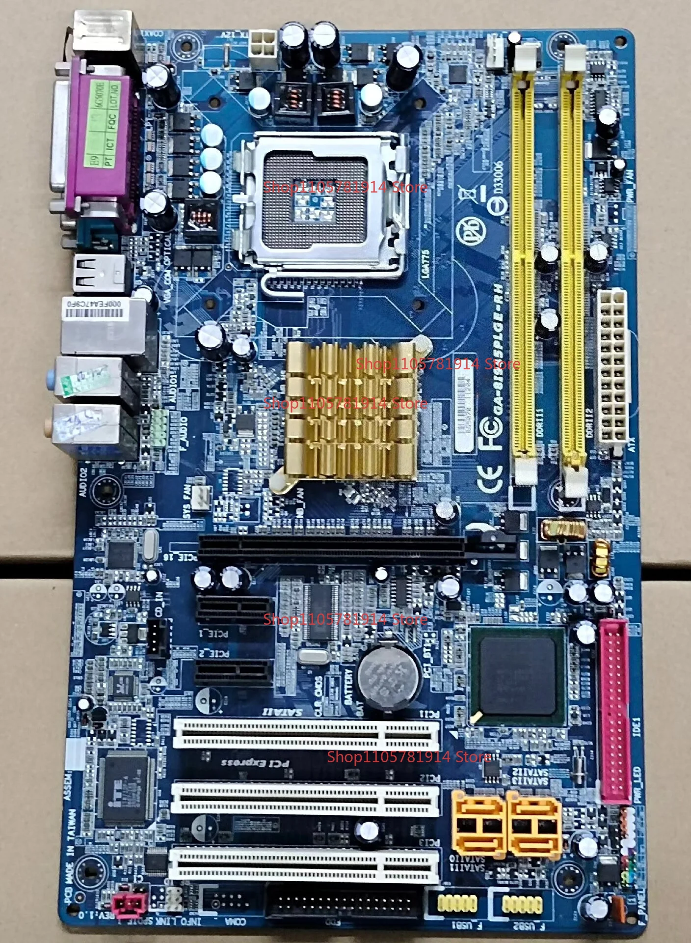For Gigabyte GA 8I945PLGE RH Main Board LGA775 945PL Chipset DDR2 Desktop Main Board with COM LPT Serial Port