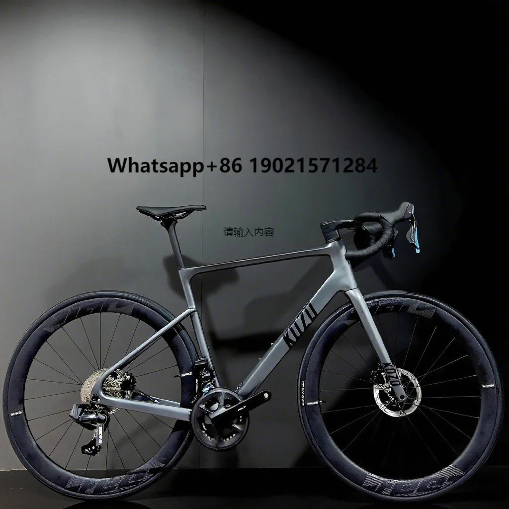 

KOZO Factory Direct High-Modulus Carbon Fiber Road Bike Electric Derailleurs Internal Cable Routing Thru-Axle Disc Brake System