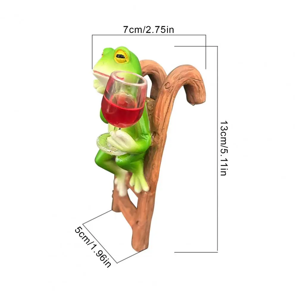 Frog Pot Hanger Frog Plant Accessory Garden Ornament Pot Hanger with Frog Ladder Design Weather-resistant Resin Plant Display