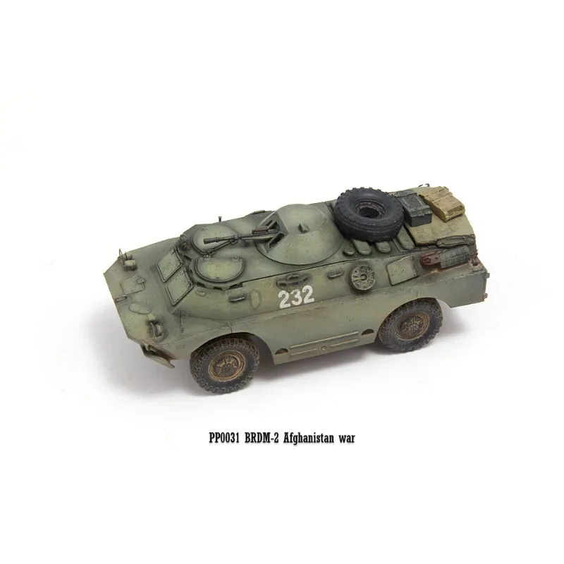 

1:72 Scale Soviet BRDM-2 Wheeled Armored Reconnaissance Vehicle Tank Model Simulation Collectible Military Ornament PP0031