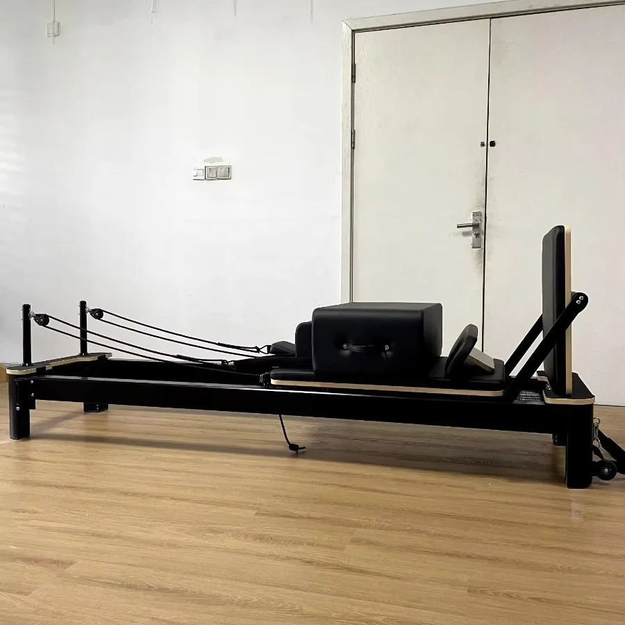 

Home Portable Aluminium Foldable Custom Studio Yoga Folding Equipment Machine Pilates Reformers pilates elevated reformer