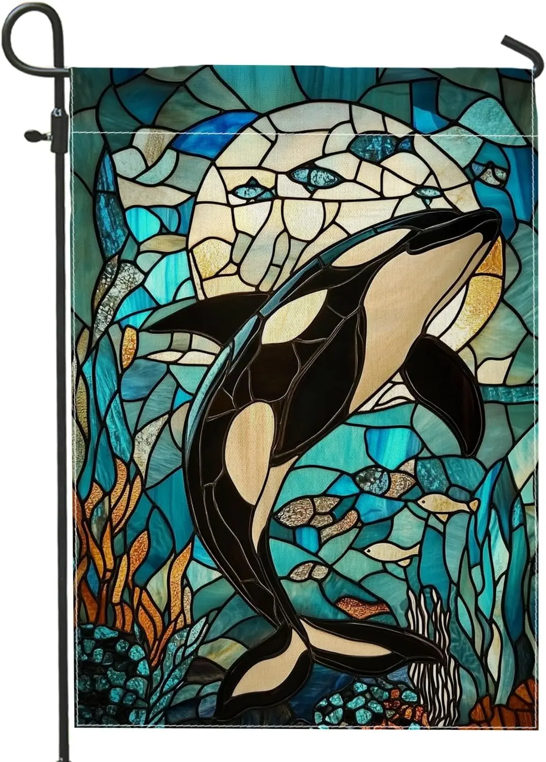 Whale Stained Glass…