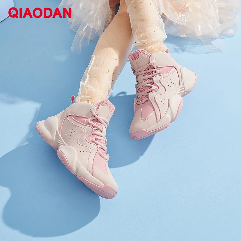 

QIAODAN Women Basketball Sports Shoes 2025 Fashion Wear Resistant LightweightGym Trainning Sport Sneakers Woman XM16212003