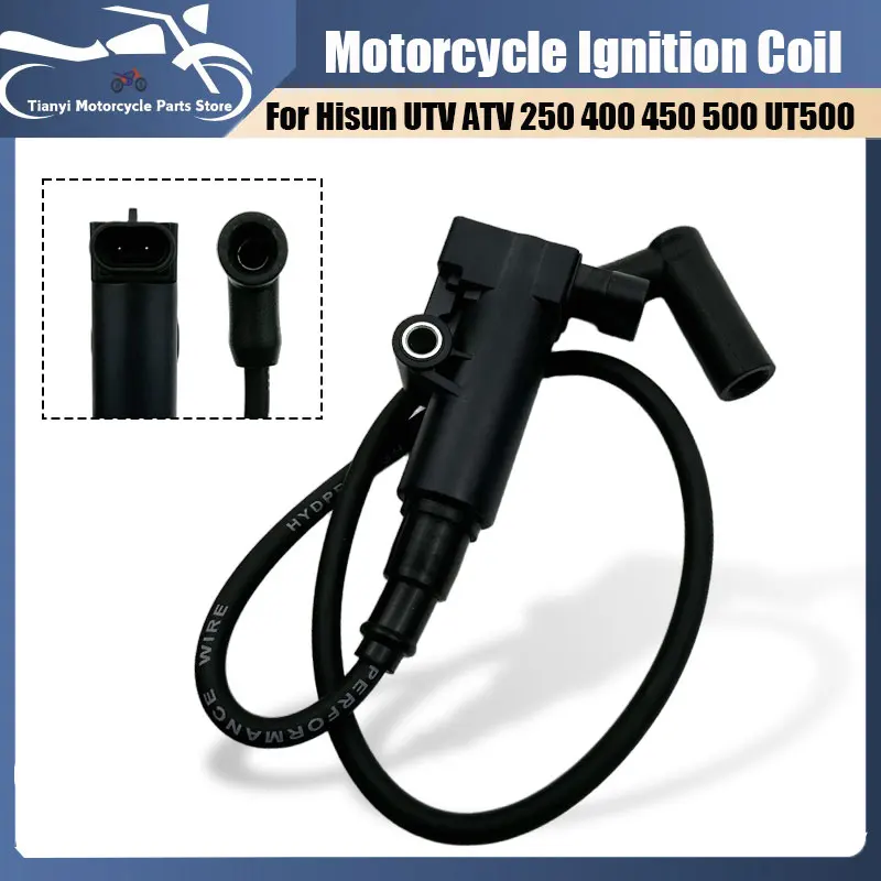 

Motorcycle ATV UTV Ignition Coil For Hisun UTV ATV 250 400 450 500 Spire 250 MSU 400 Ignition Coil Replacement 28198992