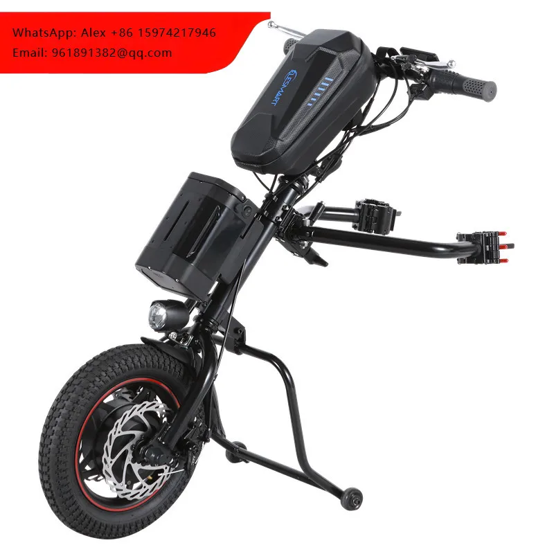 CNEBIKES 12inch 36v 350w Wheelchair Attachment Electric Wheelchair Handcycle With USB Charging Port