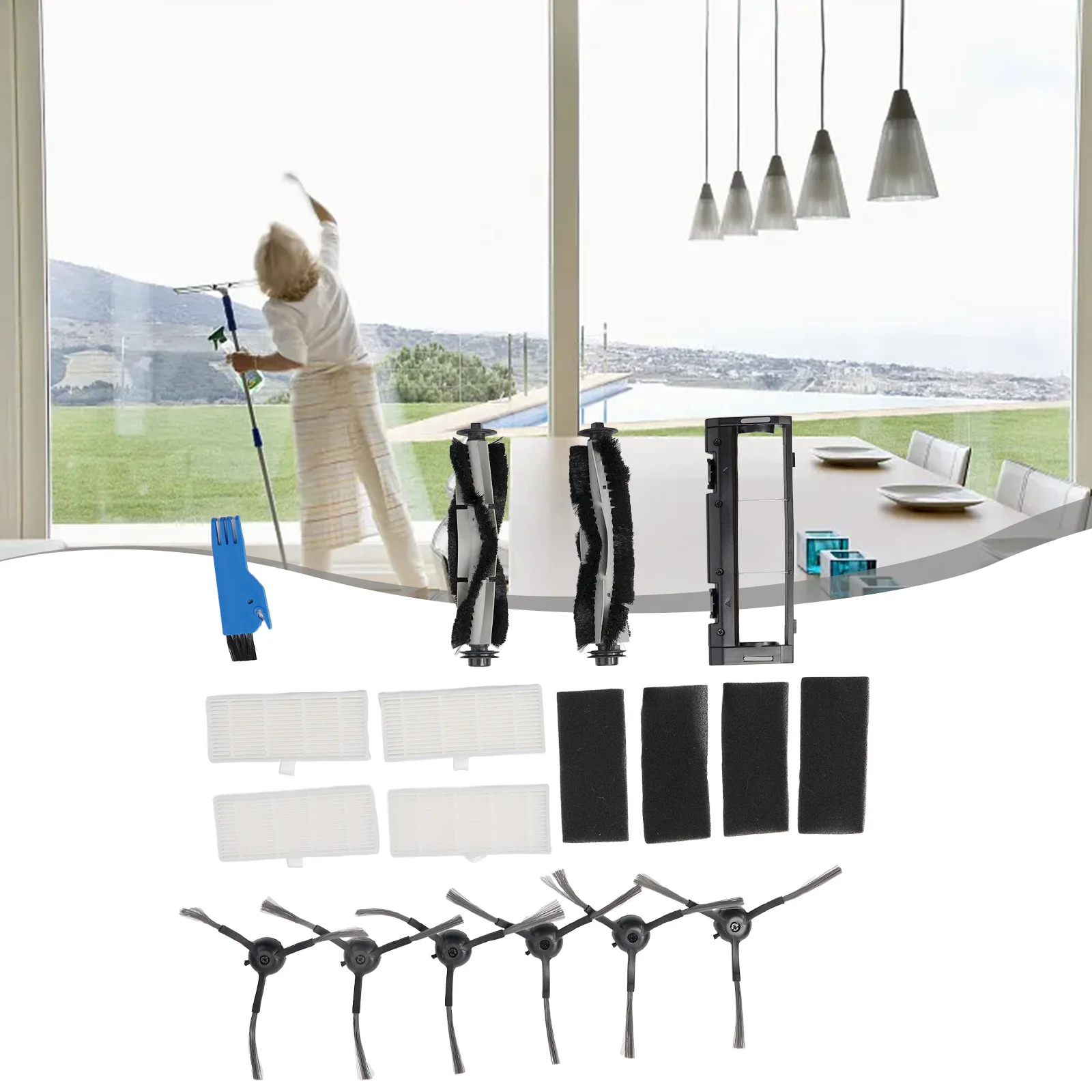 ロボット掃除機交換部品-vactidy-for-t6-用-サイドブラシ-6-個-ロールブラシ-2-個-メンテナンス用フィルター-4-個