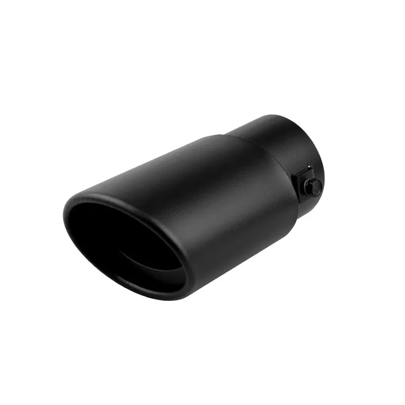 Universal New for Car Tip Round Tail Rear Chrome Round Exhaust Pipe Tail Muffler Tip Pipe Car Exhaust Muffler Stainless Steel