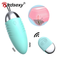 Silicone Vibrating Egg Wireless Remote Control Bullet Vibrators Vaginal Masturbation G Spot Stimulating Massager Women Sex Toys