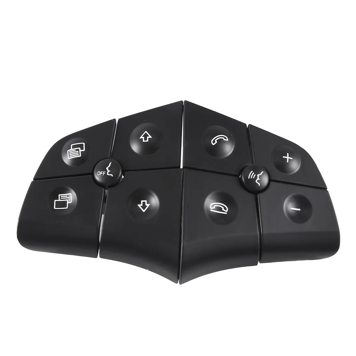 Black 5 Keys Steering Wheel Button Multi-Function Switch Button Switch Button for Mercedes-Benz ML GL B