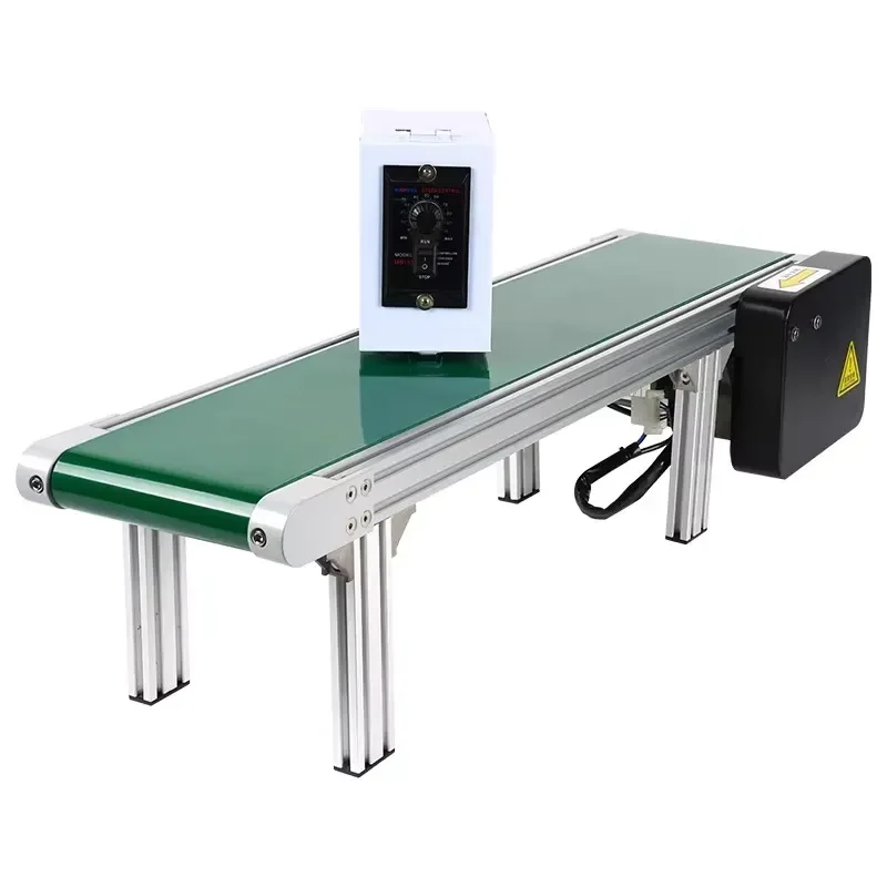Aluminum Profile Conveyor Belt Small Climbing Assembly Line for Food Punch Sorting Marking Machine Customizable Industrial