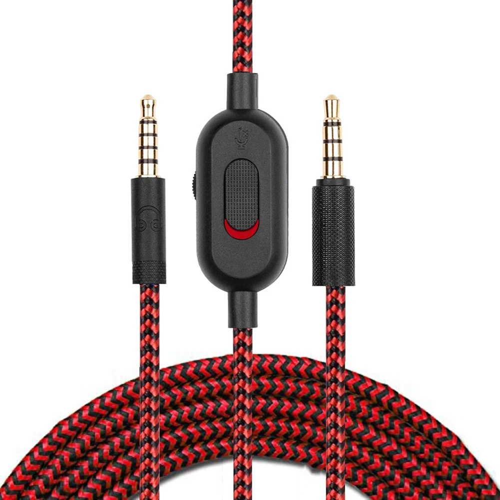 2m Aux Cord Headset Cable Replacement Game Headphone Audio Cable Replacement for Logitech GPRO X G233 G433 Headset Accessories