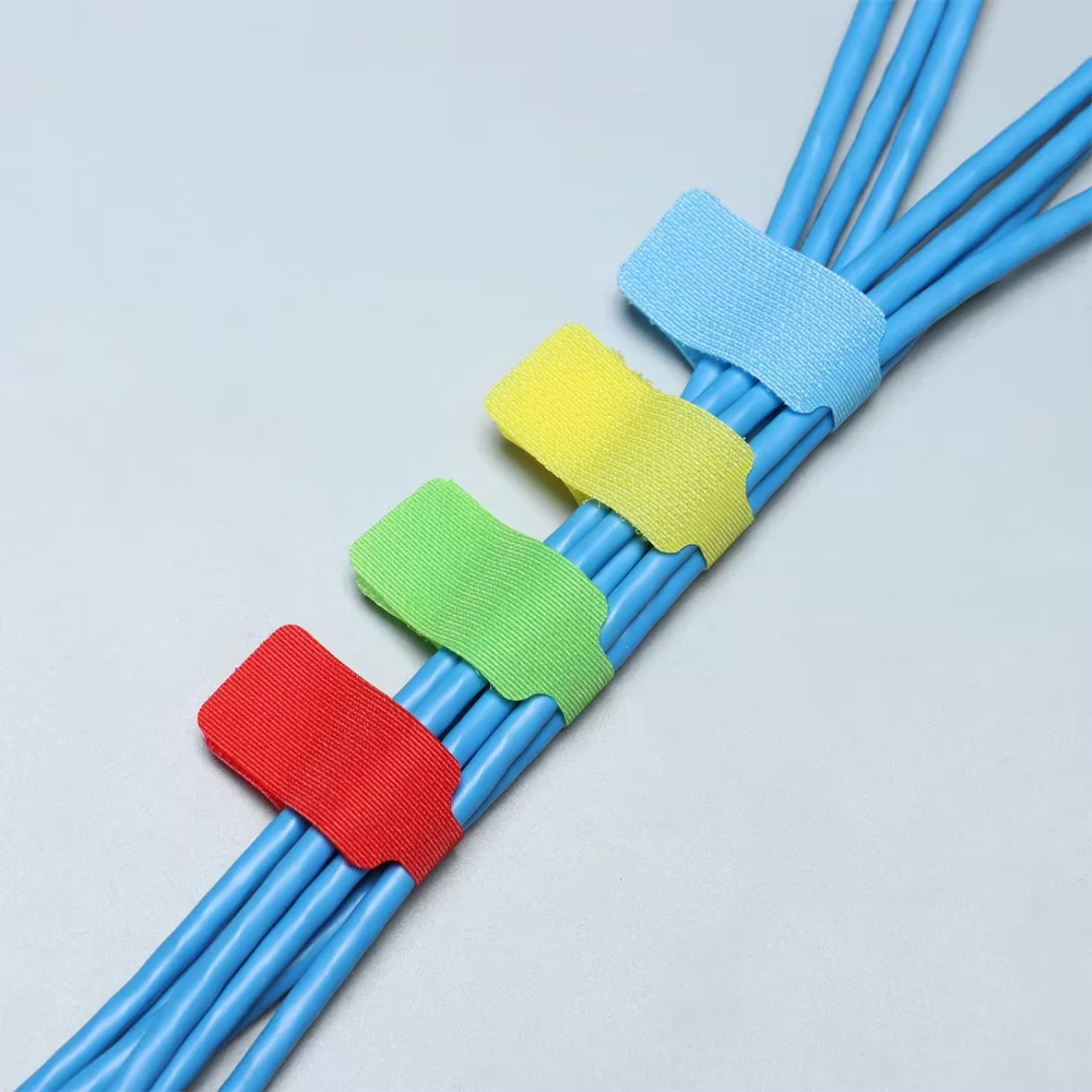 Reusable color-coded cable labels