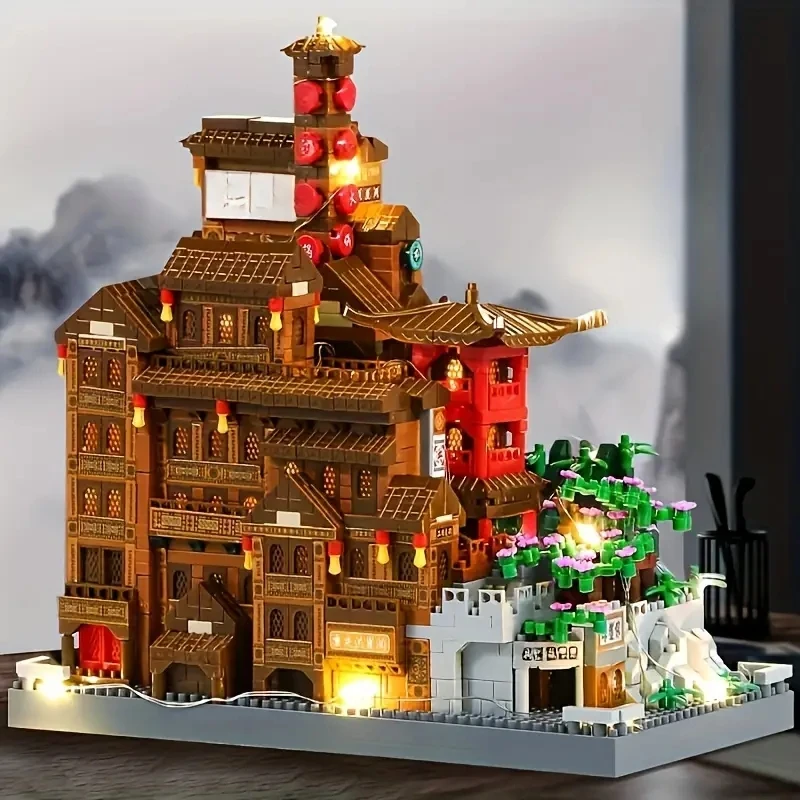 1846 Pieces of Hongyadong Puzzle Building Blocks, Creative Decorations and Room Decorations, Birthday, Valentine's Day/Christmas/Christmas Eve Holiday Gifts