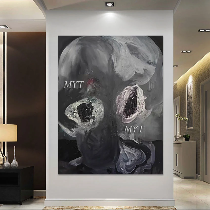 

Black Artwork Abstract Canvas Oil Painting For Bedroom Designer Home Decor Wall Frameless Wholesale Of 3d Pictures Art Craft