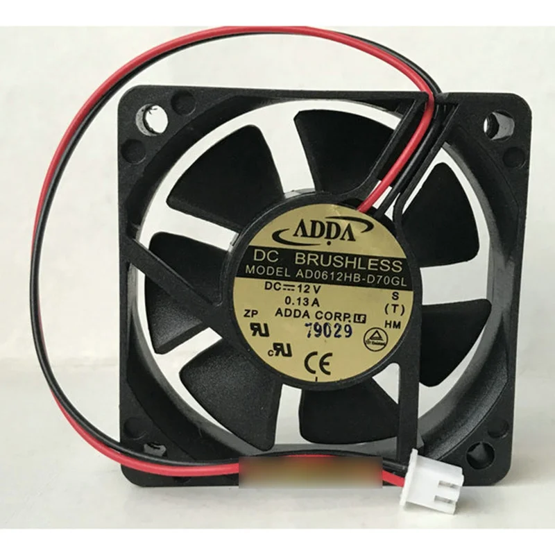 

Новый вентилятор охлаждения ADDA AD0612HB-D70GL DC12V 0.13A, 2-проводной # QW