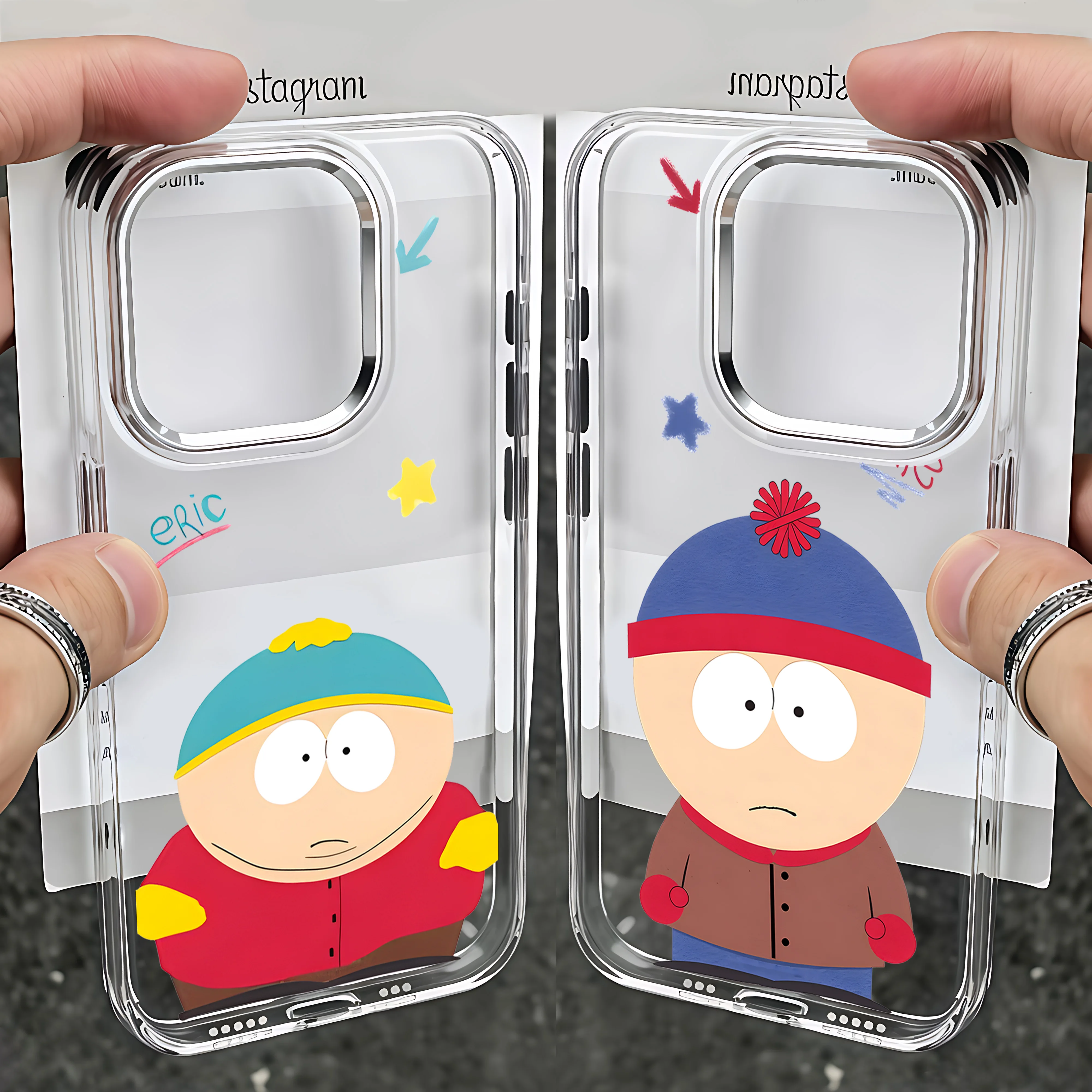 Cartoon S-South-Park Handyhülle für Xiaomi Mi 15 14T 14 12T 11T 11 Lite Poco X7 X6 F5 F6 X5 X4 X3 GT Pro 4G 5G Transparent Weich