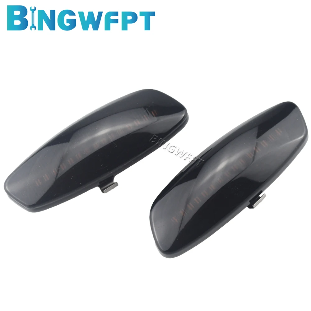 2X For Peugeot RCZ 2010-2019 For Peugeot 3008 5008 2009-2016 LED Dynamic Turn Signal Light Side Marker Lamp Blinker Car Amber