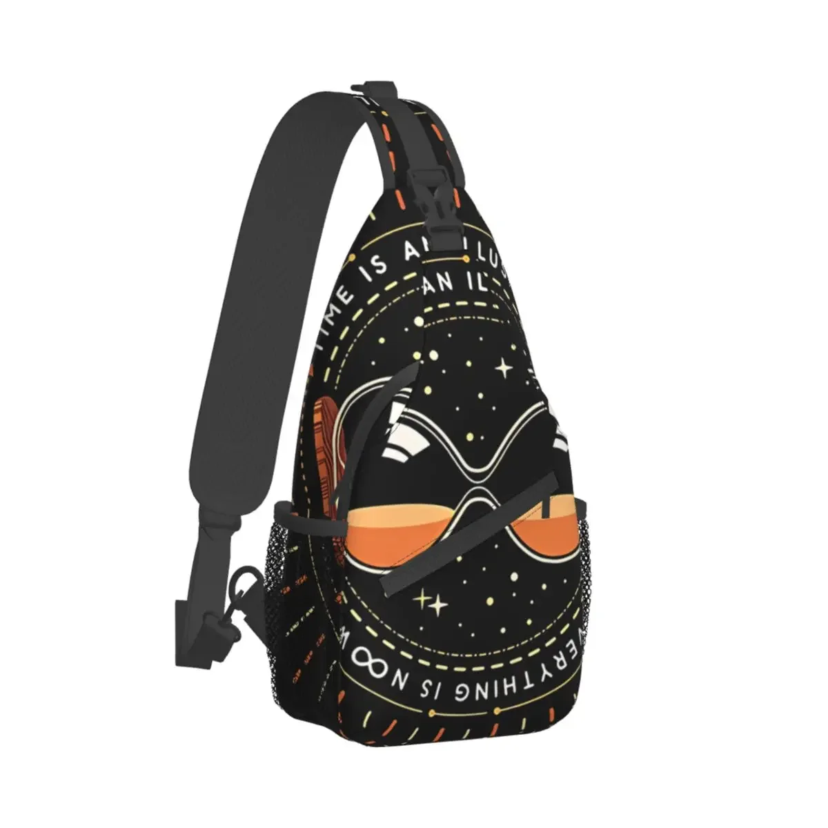 

Illusion Of Time Crossbody Chest Bags Dead Space Game Pockets Travel Pack Messenger Sports Teens Shoulder Bag Unisex
