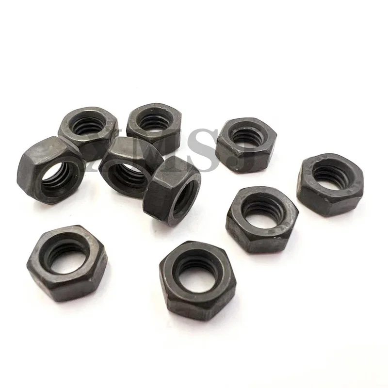 1/2/5/10/20/25/50 Black Grade 8.8 steel DIN934 Hex Hexagon Nut M1.4 M1.6 M2 M2.5 M3 M3.5 M4 M5 M6 M8 M10 M12 M14 M16 M18 M20 M24