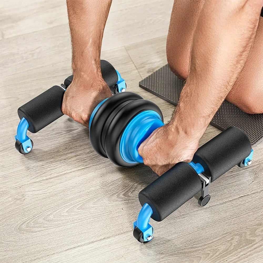 Yexi Core Exercise Abdominal Roller Sit Up Bar Set Multifunction Ab Wheel Roller Sit Up Assistant Device Adjustable Push Up Bar