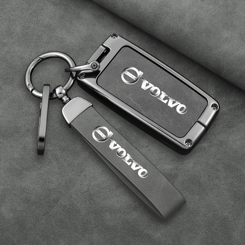 Zinc Alloy Car Styling Key Case Cover Holder Shell Keychain For Volvo S60 S80 V60 XC60 XC70 S60L V40 XC90 Protection Accessories