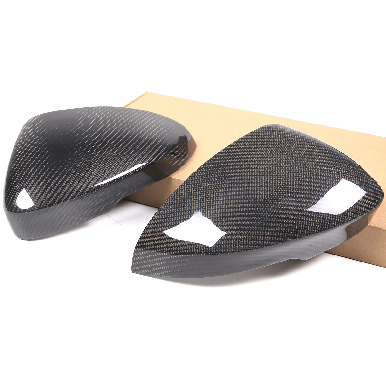 Real Carbon Fiber Mirror Cover Fits For Jaguar F-Type 2-Door 2013-2021 Side Mirror Cap Trim Covers Car Accessories