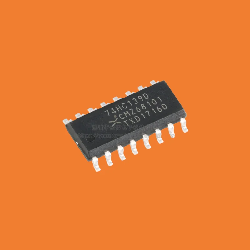 10PCS/original genuine 74HC139D, 653 SOIC-16 dual 2 to 4-wire decoder/multiplexer chip