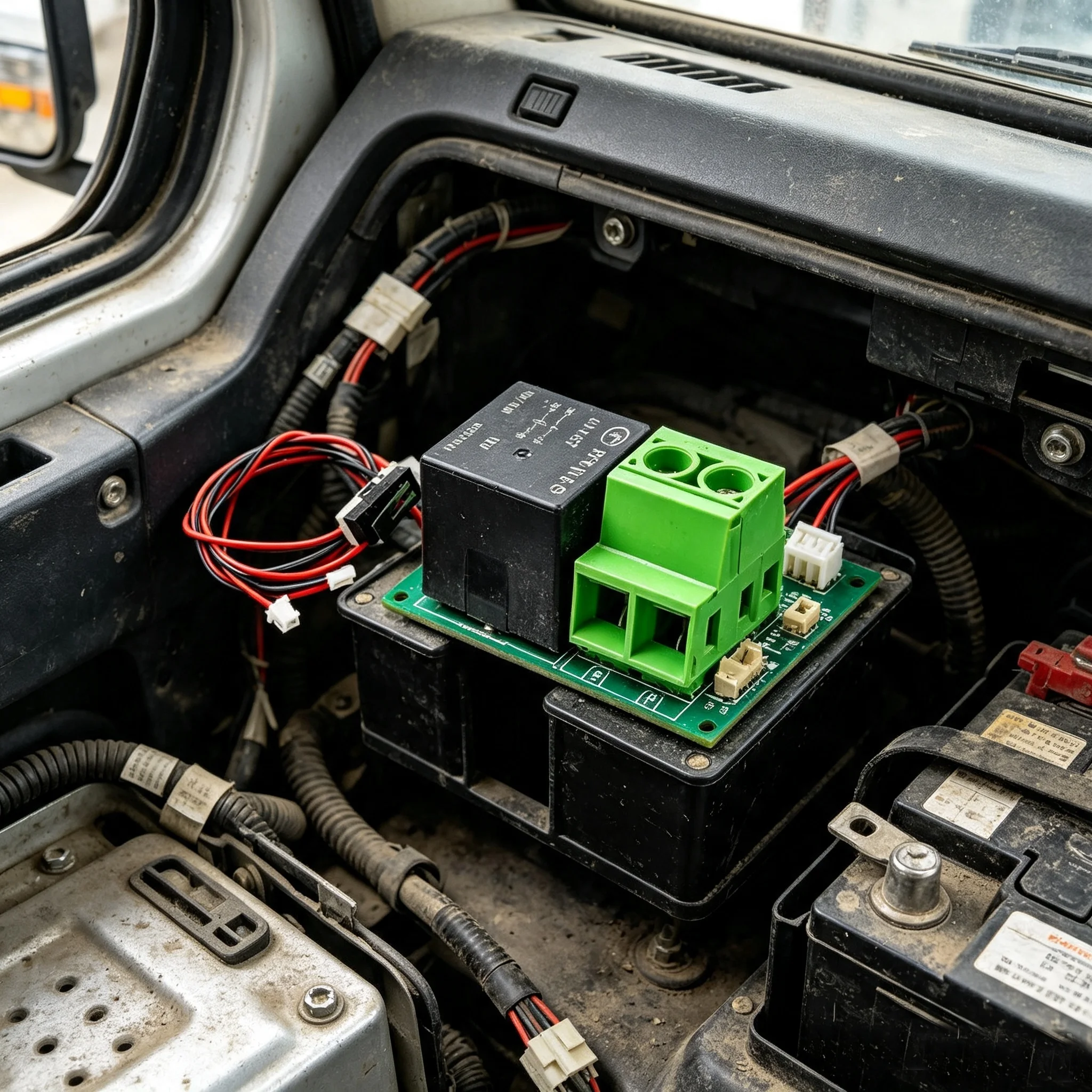 RC 1/14 Multi-circuit Electrical Relay for Tamiya Tractor Truck Hydraulic Dumper for SCANIA MAN VOLVO Upgrade DIY Parts