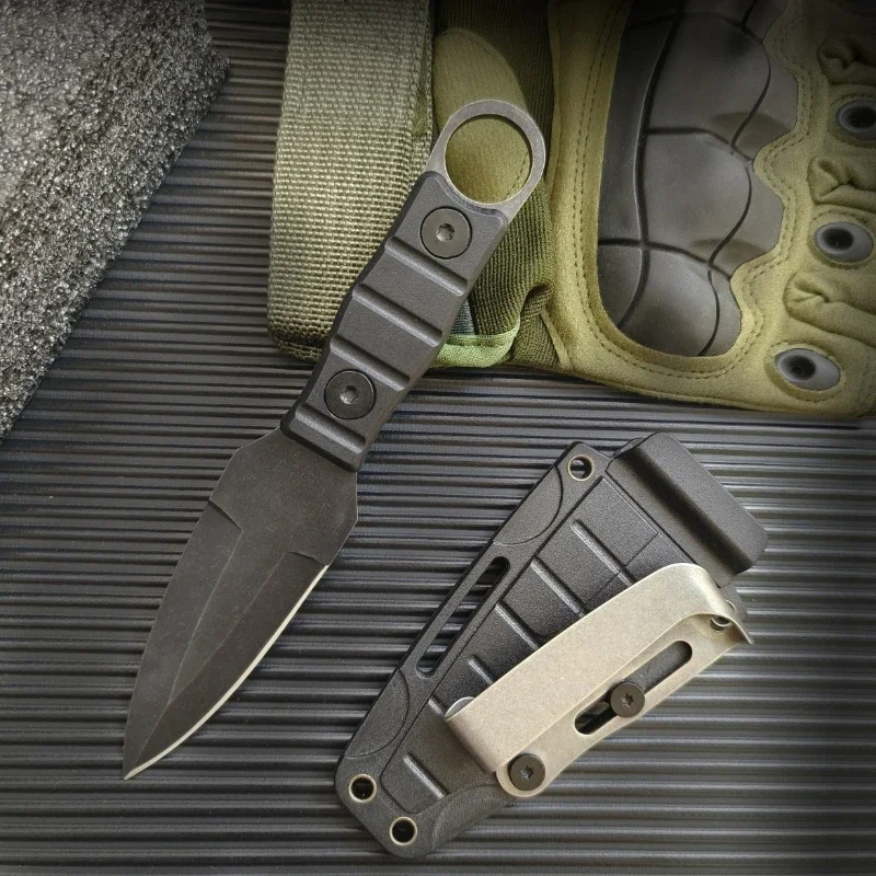 

New Recommended Outdoor High Hardness Multi-function Field Survival Knife Mini Portable Small Straight Knife EDC +K sheath