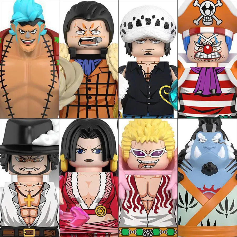 WM6196 ONE PIECE Luffy  Zoro Nami Sanji Chopper Building Blocks Mini Action Figure Accessories Halloween Christmas Gifts for Kid - view 6