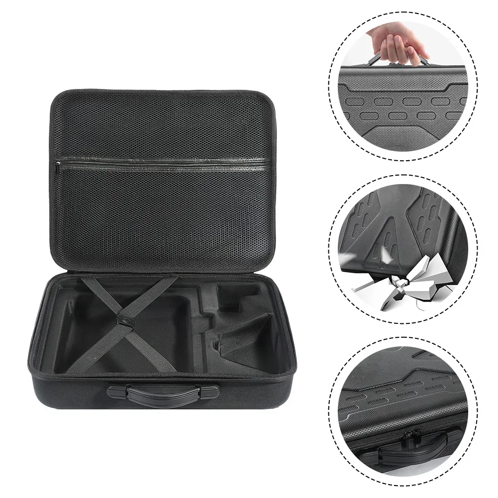 For Starlink Mini Kit Outdoor Hard Carrying Protective Travel Case Portable Storage Bag With Multiple Compartments