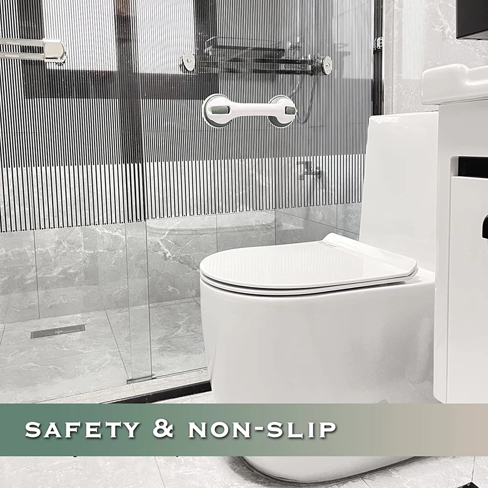 Suction-Cup Bathroom Grab Handle