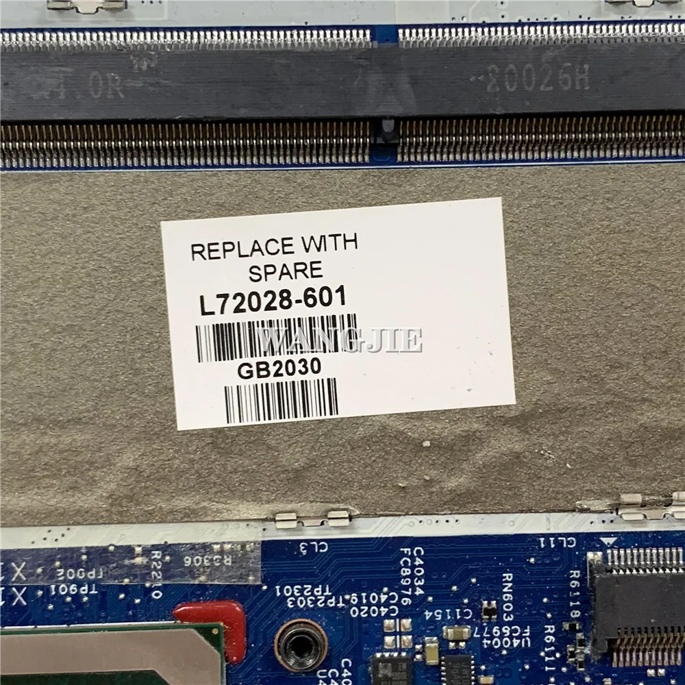 18798-1 Gebruikt Voor Hp Pavilion X360 15T-Dq100 15-dq Laptop Moederbord L72028-601 L72028-001 L72029-601 L72030-601 100% Werken