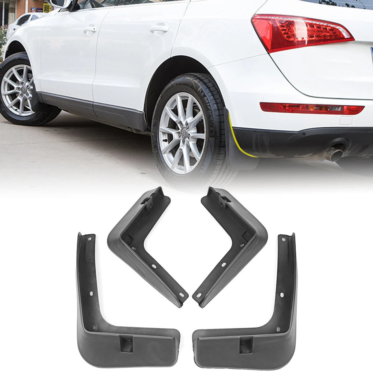 4PCS ABS Front Rear Mud Flap Mudguards Splash Guards For Hyundai Creta ix25 2015 2016 2017 2018 2019 Car Styling